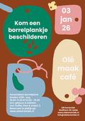 Olé maak café - Borrelplankje beschilderen
