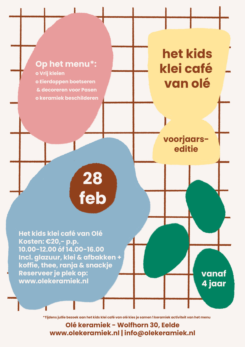 28 feb Het kids klei café van Olé - VOORJAARSEDITIE